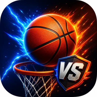 Basketball Duel: One Finger app icon